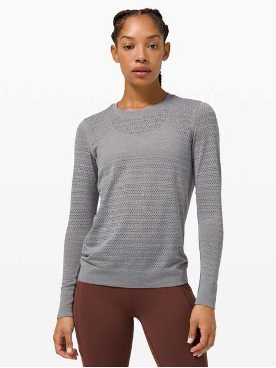 lululemon athletica Tops - Lululemon Swiftly Breathe Long Sleeve Squad - Size Medium